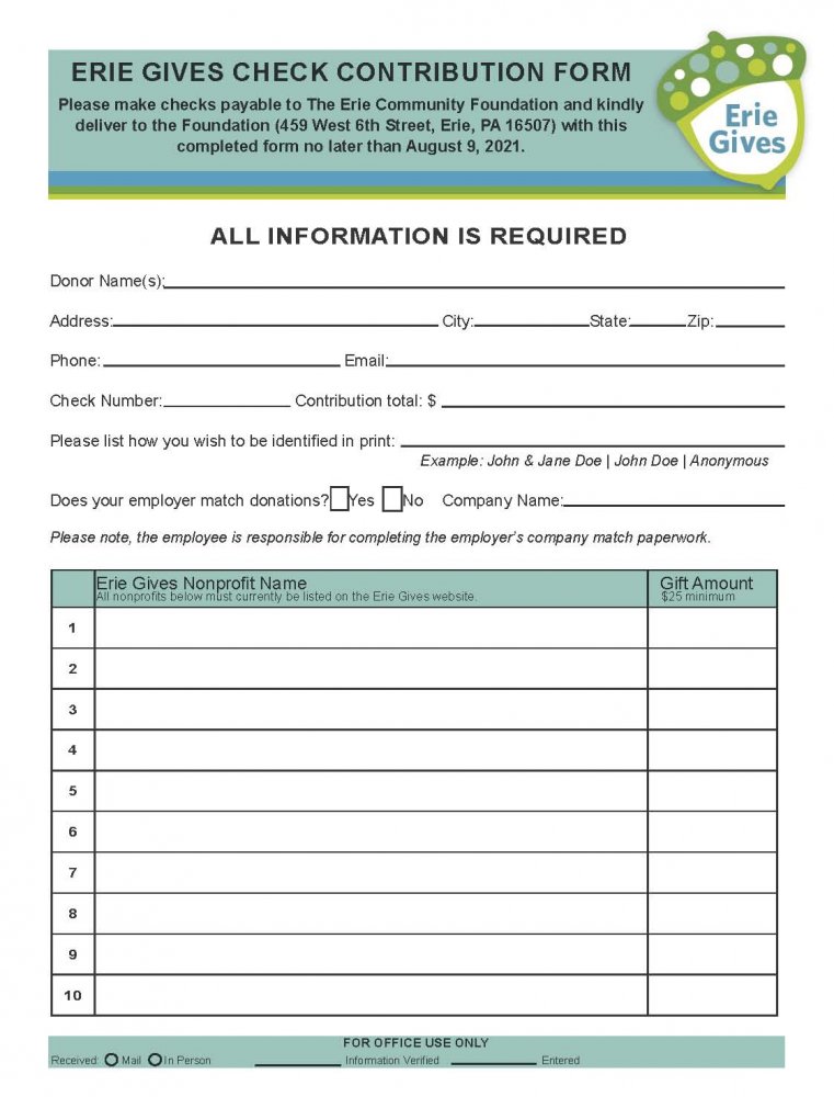 Will YOU support our Friends Forever during Erie Gives?